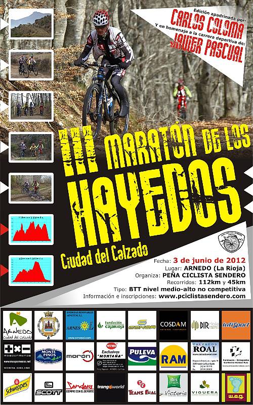 Cartel III Maratón de los Hayedos 2012