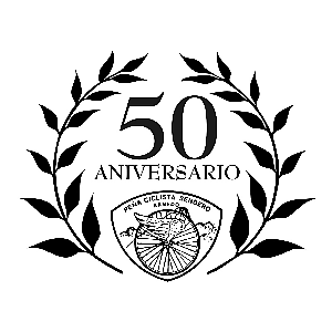 Logotipo 50 Aniversario de la Peña Ciclista Sendero Logotipo 50 Aniversario de la Peña Ciclista Sendero
