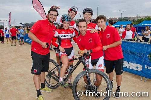 Selección de la Federación Madrileña de Ciclismo en el XCO Arnedo