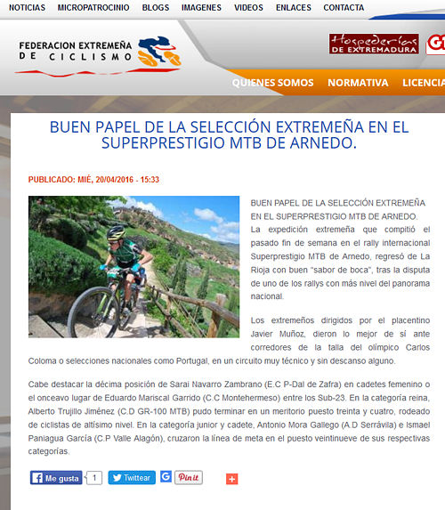 II XCO Internacional Ciudad de Arnedo en Federación Extremeña de Ciclismo (3)