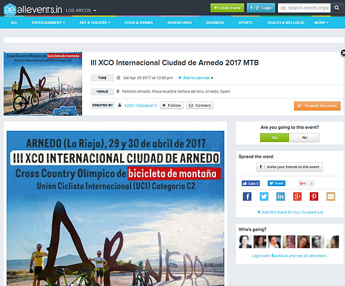 III XCO Internacional Ciudad de Arnedo en All Events