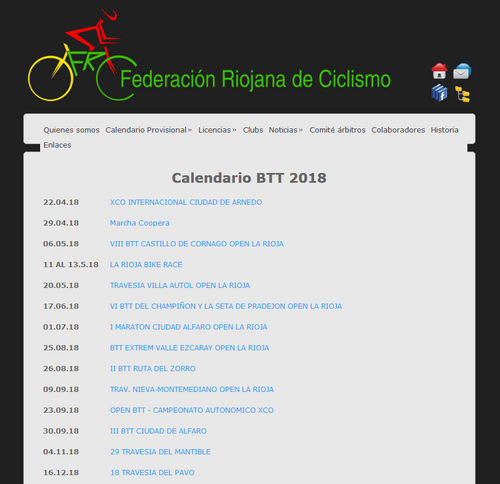 IV XCO Internacional Ciudad de Arnedo en Federación Riojana de Ciclismo IV XCO Internacional Ciudad de Arnedo en Federación Riojana de Ciclismo
