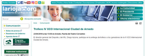IV XCO Internacional Ciudad de Arnedo en Gobierno de La Rioja IV XCO Internacional Ciudad de Arnedo en Gobierno de La Rioja