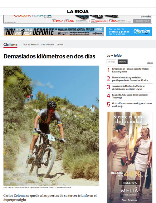 IV XCO Internacional Ciudad de Arnedo en Diario La Rioja (4) IV XCO Internacional Ciudad de Arnedo en Diario La Rioja (4)
