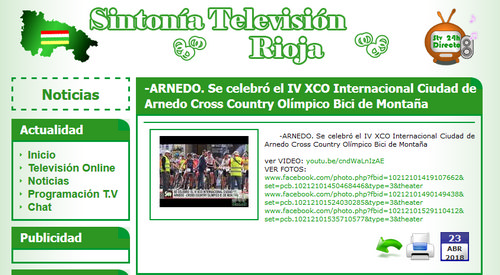 IV XCO Internacional Ciudad de Arnedo en STV Rioja (2) IV XCO Internacional Ciudad de Arnedo en STV Rioja (2)