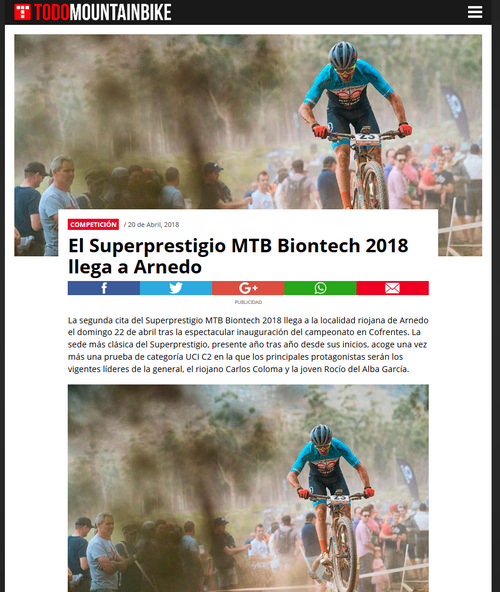 IV XCO Internacional Ciudad de Arnedo en Todomountainbike IV XCO Internacional Ciudad de Arnedo en Todomountainbike