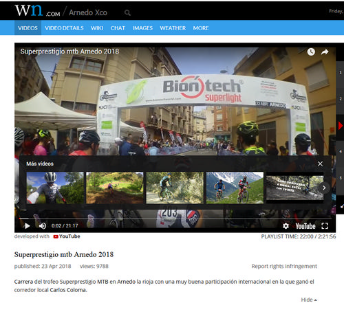 IV XCO Internacional Ciudad de Arnedo en World News IV XCO Internacional Ciudad de Arnedo en World News