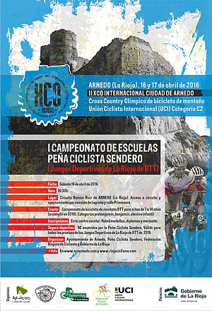 Cartel I Campeonato de Escuelas Peña Ciclista Sendero 2016