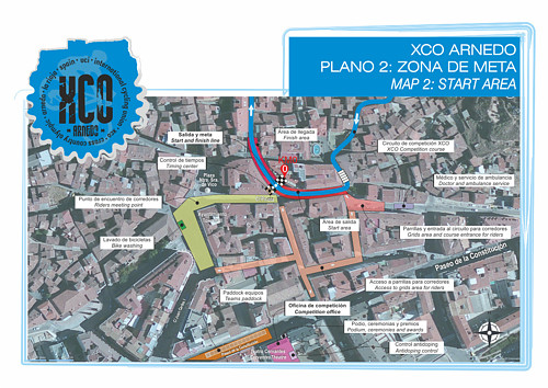 Plano 2 Zona de Meta V XCO Internacional Ciudad de Arnedo 2019