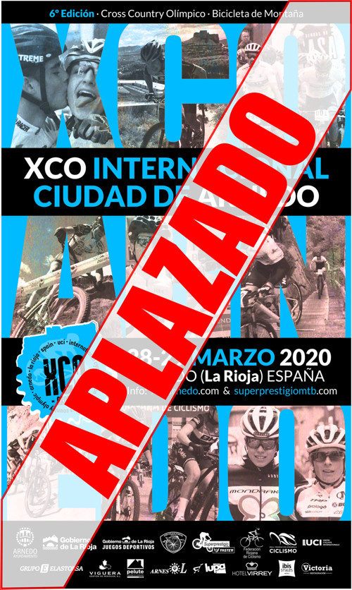 Cartel VI XCO Internacional Ciudad de Arnedo 2020 Aplazado