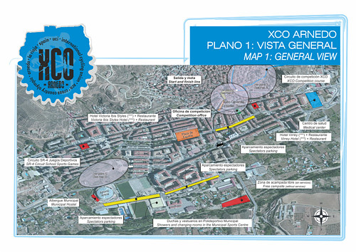 Plano 1 Vista General VI XCO Internacional Ciudad de Arnedo 2020