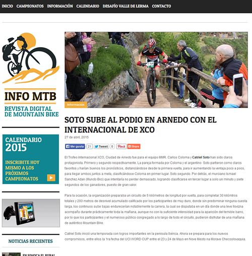 2015-04-29 XCO Arnedo en Info MTB  de Argentina