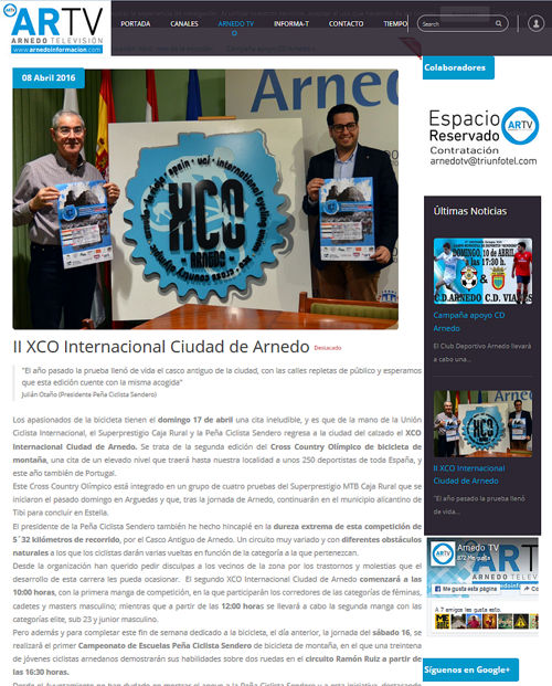II XCO Internacional Ciudad de Arnedo en Arnedo Información TV