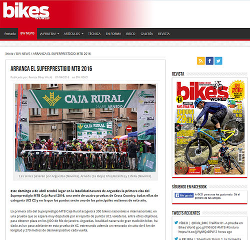 II XCO Internacional Ciudad de Arnedo en Bikesworld