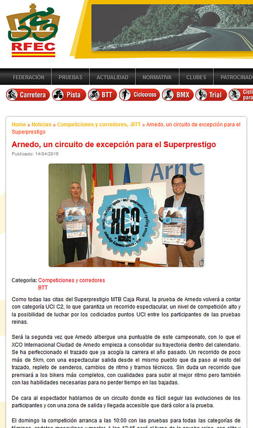 II XCO Internacional Ciudad de Arnedo en Real Federación Español de Ciclismo (2)