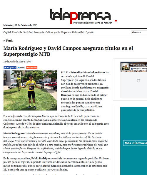 V XCO Internacional Ciudad de Arnedo en Teleprensa V XCO Internacional Ciudad de Arnedo en Teleprensa